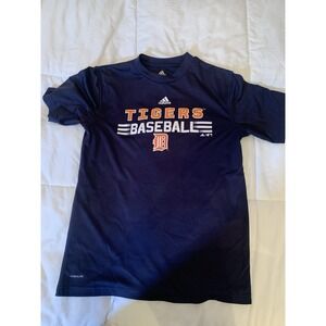 Detroit Tigers Adidas Performance Short Sleeve Shirt Boys Size L